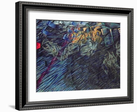 States of Mind: Those Who Go, 1911-Umberto Boccioni-Framed Giclee Print