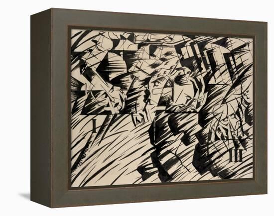 States of Mind: Those Who Go, 1912-Umberto Boccioni-Framed Premier Image Canvas