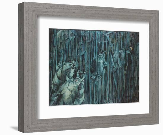 States of Mind: Those Who Stay, 1911-Umberto Boccioni-Framed Giclee Print