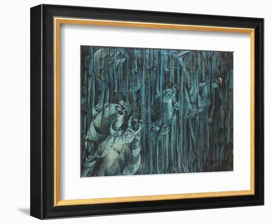 States of Mind: Those Who Stay, 1911-Umberto Boccioni-Framed Giclee Print