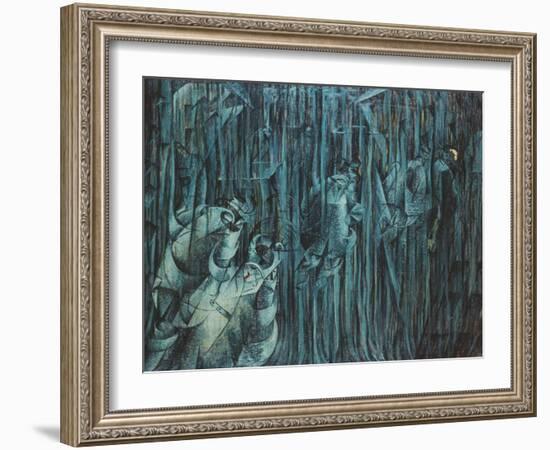 States of Mind: Those Who Stay, 1911-Umberto Boccioni-Framed Giclee Print