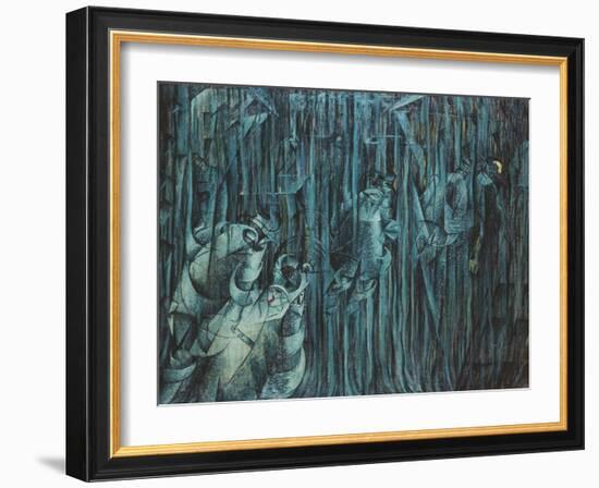 States of Mind: Those Who Stay, 1911-Umberto Boccioni-Framed Giclee Print