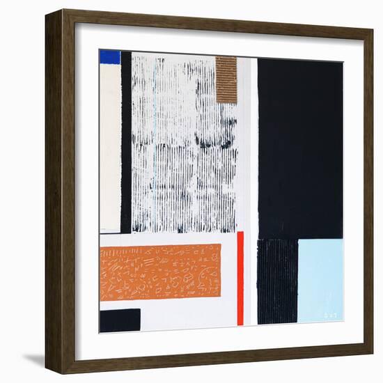 Static-Hyunah Kim-Framed Art Print