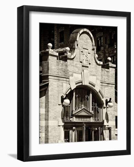 Station Entrance of 72nd Street, IRT Broadway Subway Station, Upper West Side, Manhattan, New York-Philippe Hugonnard-Framed Photographic Print