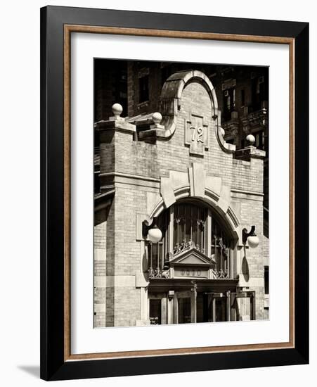 Station Entrance of 72nd Street, IRT Broadway Subway Station, Upper West Side, Manhattan, New York-Philippe Hugonnard-Framed Photographic Print