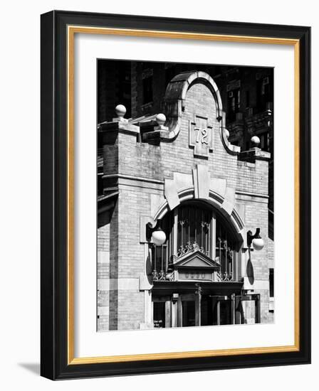 Station Entrance of 72nd Street, IRT Broadway Subway Station, Upper West Side, Manhattan, New York-Philippe Hugonnard-Framed Photographic Print