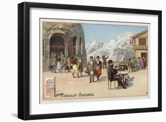 Station Jungfrau, Switzerland-null-Framed Giclee Print