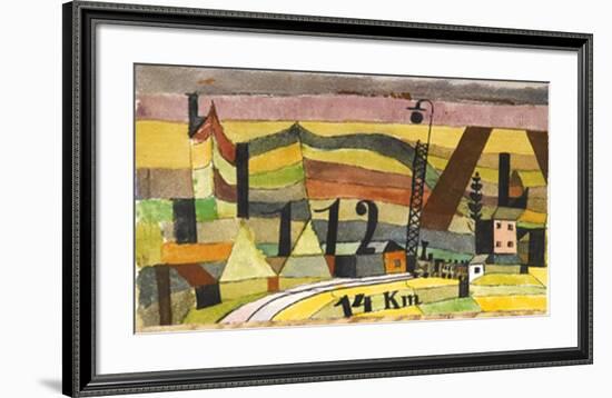 Station L 112, c.14 Km-Paul Klee-Framed Art Print