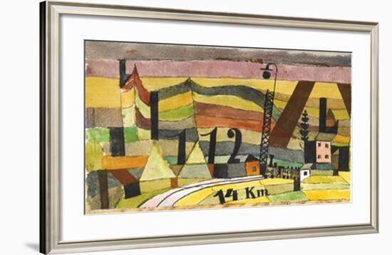 Station L 112, c.14 Km-Paul Klee-Framed Art Print