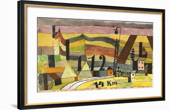 Station L 112, c.14 Km-Paul Klee-Framed Art Print