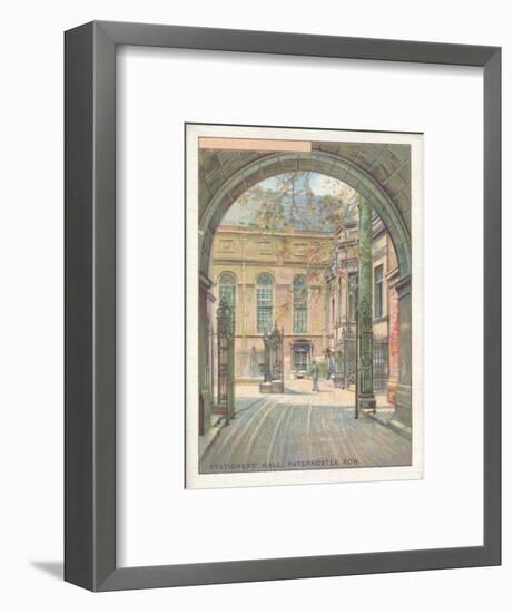 'Stationers' Hall, Paternoster Row', 1929-Unknown-Framed Giclee Print