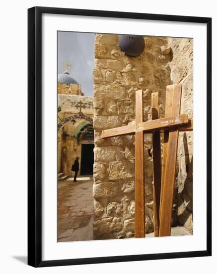 Stations of the Cross on Via Dolorosa, Old City, Jerusalem, Israel, Middle East-Michael DeFreitas-Framed Photographic Print