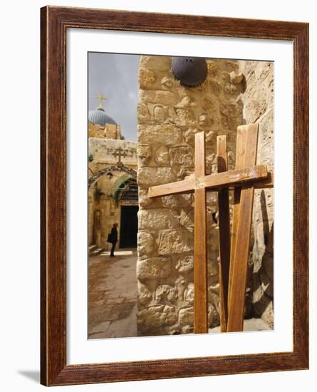 Stations of the Cross on Via Dolorosa, Old City, Jerusalem, Israel, Middle East-Michael DeFreitas-Framed Photographic Print