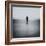 Statue Alone on Beach-Craig Roberts-Framed Photographic Print