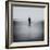 Statue Alone on Beach-Craig Roberts-Framed Photographic Print