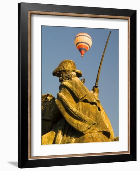 Statue and Hot Air Balloon, San Miguel De Allende, Mexico-Nancy Rotenberg-Framed Photographic Print