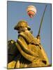 Statue and Hot Air Balloon, San Miguel De Allende, Mexico-Nancy Rotenberg-Mounted Photographic Print