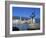 Statue and View of Old Town, Budva, the Budva Riviera, Montenegro, Europe-Stuart Black-Framed Photographic Print