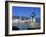 Statue and View of Old Town, Budva, the Budva Riviera, Montenegro, Europe-Stuart Black-Framed Photographic Print