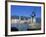 Statue and View of Old Town, Budva, the Budva Riviera, Montenegro, Europe-Stuart Black-Framed Photographic Print