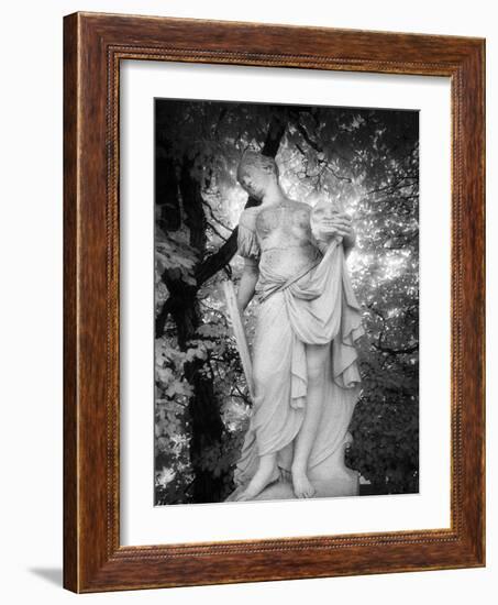 Statue at Baroque Garden, Heidenau, Germany-Simon Marsden-Framed Giclee Print