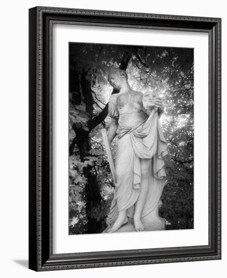 Statue at Baroque Garden, Heidenau, Germany-Simon Marsden-Framed Giclee Print