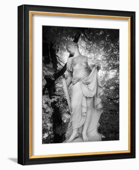 Statue at Baroque Garden, Heidenau, Germany-Simon Marsden-Framed Giclee Print