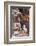 Statue at Bhimsen Temple, Kathmandu, Nepal, Asia-Ian Trower-Framed Photographic Print