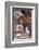 Statue at Bhimsen Temple, Kathmandu, Nepal, Asia-Ian Trower-Framed Photographic Print