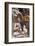 Statue at Bhimsen Temple, Kathmandu, Nepal, Asia-Ian Trower-Framed Photographic Print