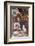 Statue at Bhimsen Temple, Kathmandu, Nepal, Asia-Ian Trower-Framed Photographic Print