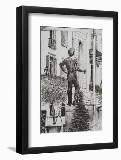 Statue at Cannet, 2014-Vincent Alexander Booth-Framed Photographic Print