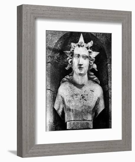 Statue at Chateau Raray, Picardy, France-Simon Marsden-Framed Giclee Print