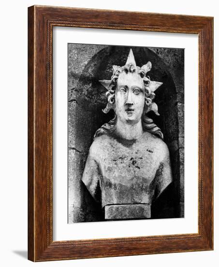 Statue at Chateau Raray, Picardy, France-Simon Marsden-Framed Giclee Print