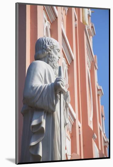 Statue at Da Nang Cathedral, Da Nang, Vietnam, Indochina, Southeast Asia, Asia-Ian Trower-Mounted Photographic Print