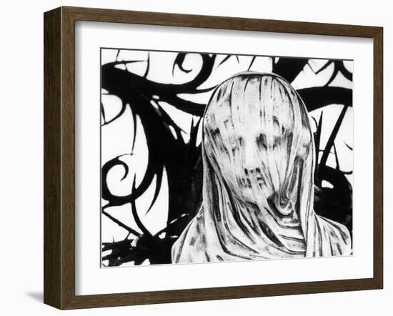 Statue at Veauce Chateau, Auvergne, France-Simon Marsden-Framed Giclee Print