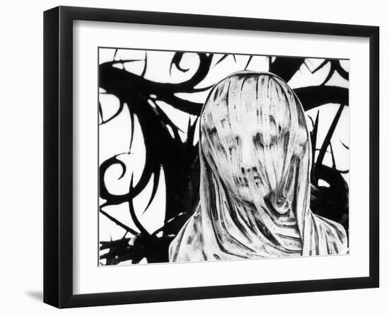 Statue at Veauce Chateau, Auvergne, France-Simon Marsden-Framed Giclee Print