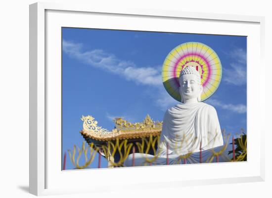 Statue at Vien Minh Pagoda, Ben Tre, Mekong Delta, Vietnam, Indochina, Southeast Asia, Asia-Ian Trower-Framed Photographic Print