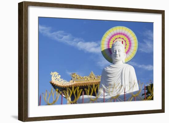 Statue at Vien Minh Pagoda, Ben Tre, Mekong Delta, Vietnam, Indochina, Southeast Asia, Asia-Ian Trower-Framed Photographic Print