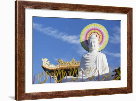 Statue at Vien Minh Pagoda, Ben Tre, Mekong Delta, Vietnam, Indochina, Southeast Asia, Asia-Ian Trower-Framed Photographic Print