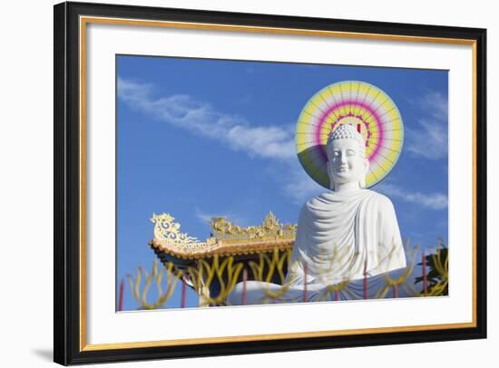 Statue at Vien Minh Pagoda, Ben Tre, Mekong Delta, Vietnam, Indochina, Southeast Asia, Asia-Ian Trower-Framed Photographic Print