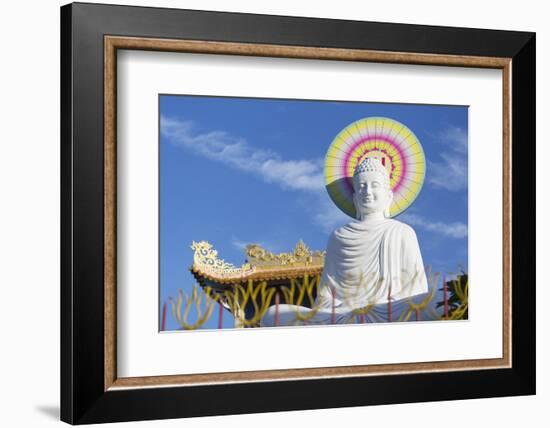 Statue at Vien Minh Pagoda, Ben Tre, Mekong Delta, Vietnam, Indochina, Southeast Asia, Asia-Ian Trower-Framed Photographic Print