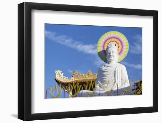 Statue at Vien Minh Pagoda, Ben Tre, Mekong Delta, Vietnam, Indochina, Southeast Asia, Asia-Ian Trower-Framed Photographic Print