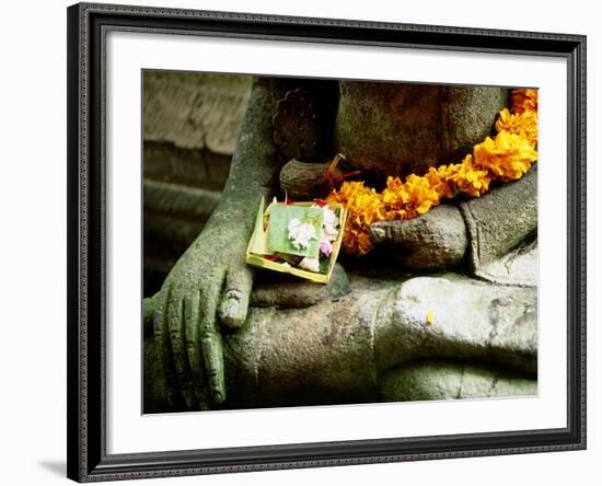 Statue, Bali, Indonesia-Angelo Cavalli-Framed Photographic Print