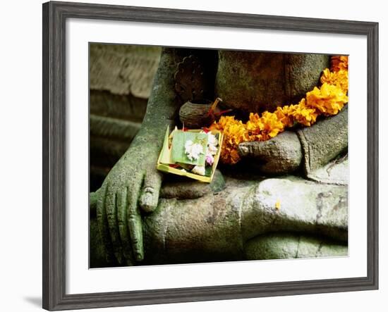 Statue, Bali, Indonesia-Angelo Cavalli-Framed Photographic Print