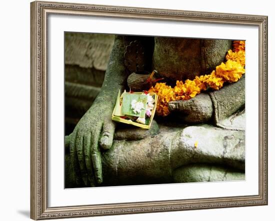 Statue, Bali, Indonesia-Angelo Cavalli-Framed Photographic Print