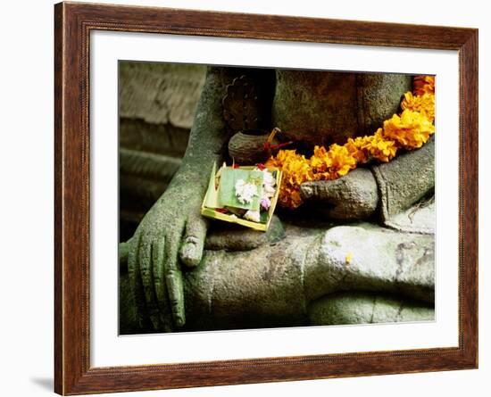 Statue, Bali, Indonesia-Angelo Cavalli-Framed Photographic Print