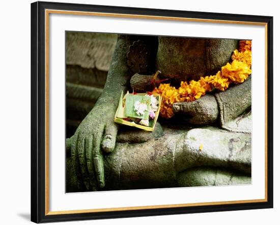 Statue, Bali, Indonesia-Angelo Cavalli-Framed Photographic Print