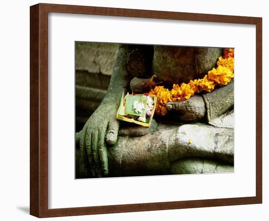 Statue, Bali, Indonesia-Angelo Cavalli-Framed Photographic Print