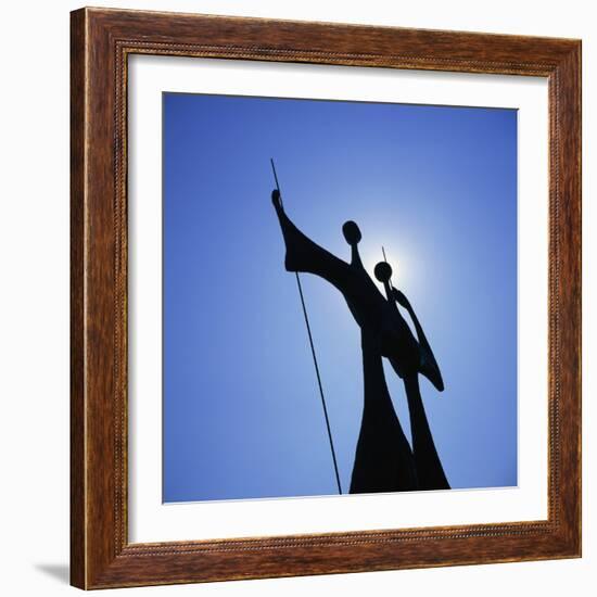 Statue, Brasilia, Brazil, South America-Geoff Renner-Framed Photographic Print